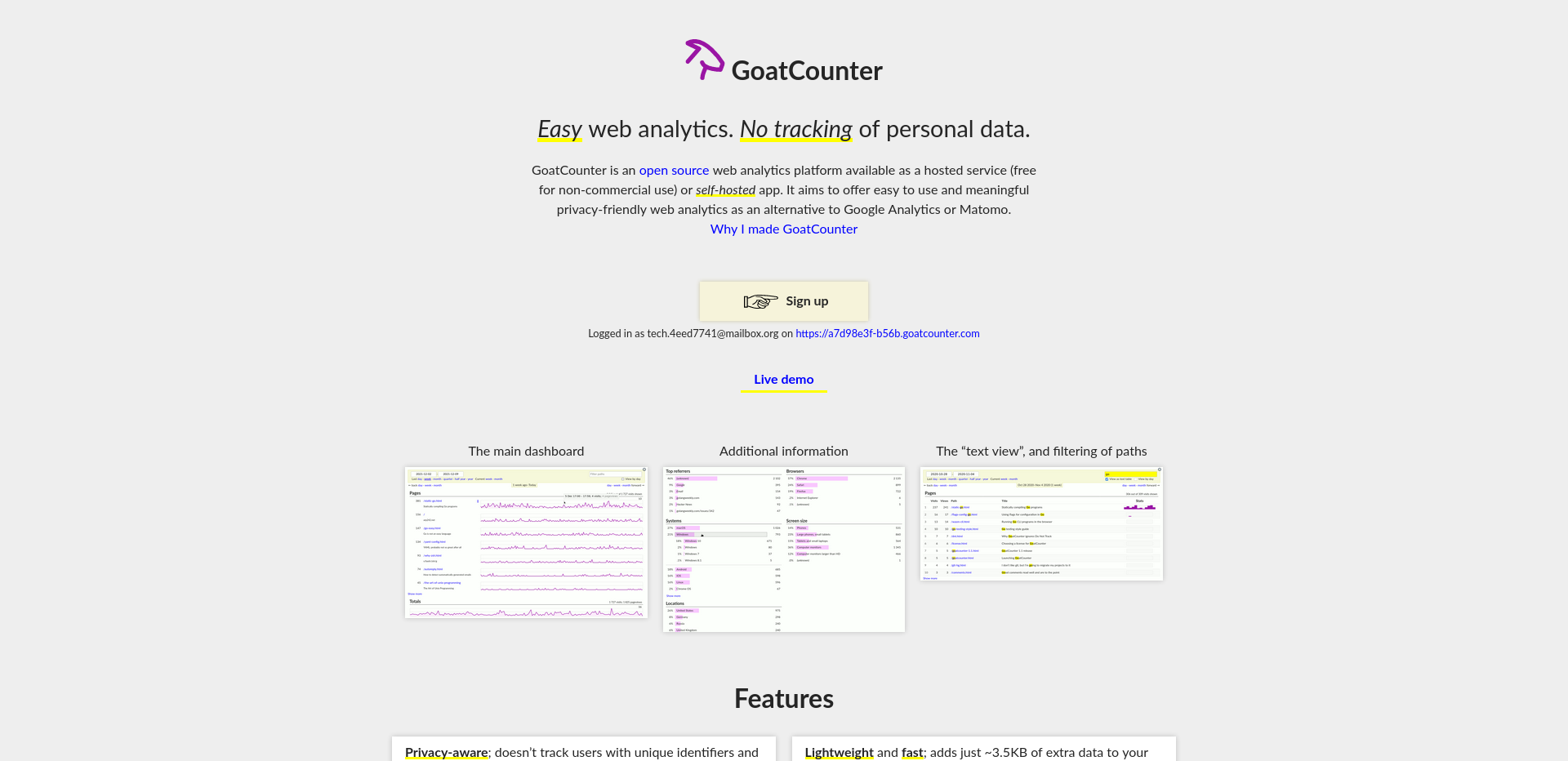 GoatCounter